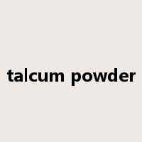 talcum powder是什么意思