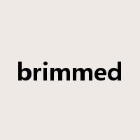 brimmed是什么意思