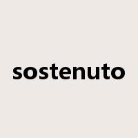 sostenuto是什么意思