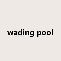 wading pool是什么意思