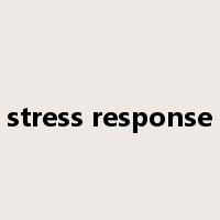 stress response是什么意思
