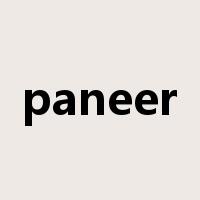 paneer是什么意思