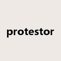 protestor是什么意思