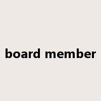 board member是什么意思