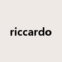 riccardo是什么意思