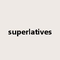 superlatives是什么意思