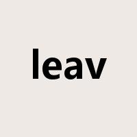 leav是什么意思