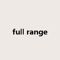 full range是什么意思