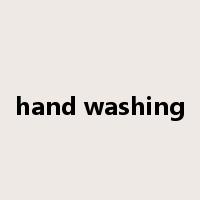 hand washing是什么意思