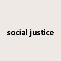 social justice是什么意思