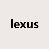 lexus是什么意思