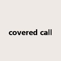 covered call是什么意思