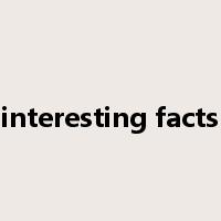 interesting facts是什么意思