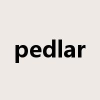 pedlar是什么意思