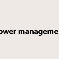 power management是什么意思