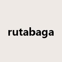 rutabaga是什么意思