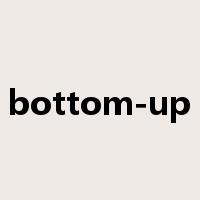 bottom-up是什么意思