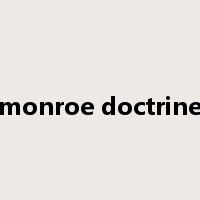 monroe doctrine是什么意思