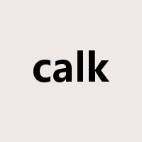 calk是什么意思