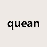 quean是什么意思