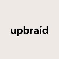 upbraid是什么意思
