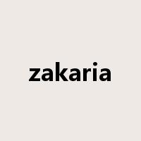 zakaria是什么意思
