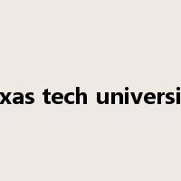 texas tech university是什么意思
