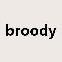 broody是什么意思