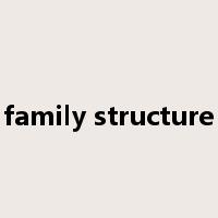 family structure是什么意思