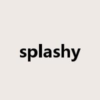 splashy是什么意思