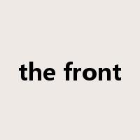 the front是什么意思