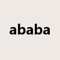 ababa是什么意思