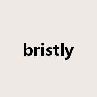 bristly是什么意思