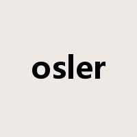 osler是什么意思
