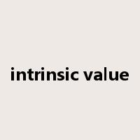 intrinsic value是什么意思