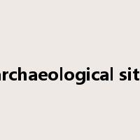 archaeological site是什么意思
