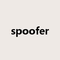 spoofer是什么意思