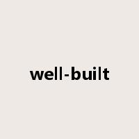 well-built是什么意思