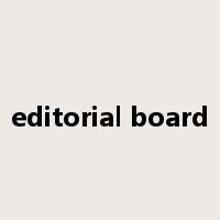 editorial board是什么意思