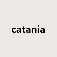 catania是什么意思