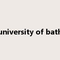 university of bath是什么意思