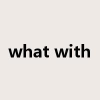 what with是什么意思