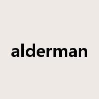 alderman是什么意思