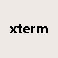 xterm是什么意思