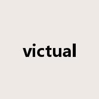 victual是什么意思