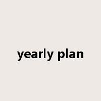 yearly plan是什么意思