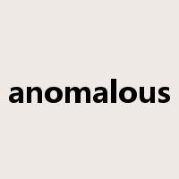 anomalous是什么意思