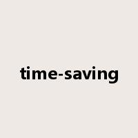 time-saving是什么意思