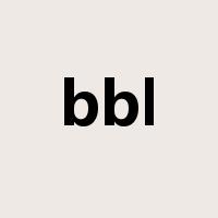 bbl是什么意思