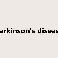parkinson's disease是什么意思
